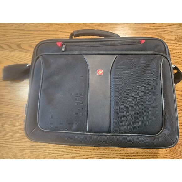 Wenger Swiss Army Laptop Computer Case Shoulder Bag Messenger Briefcase 16” - Picture 1 of 9